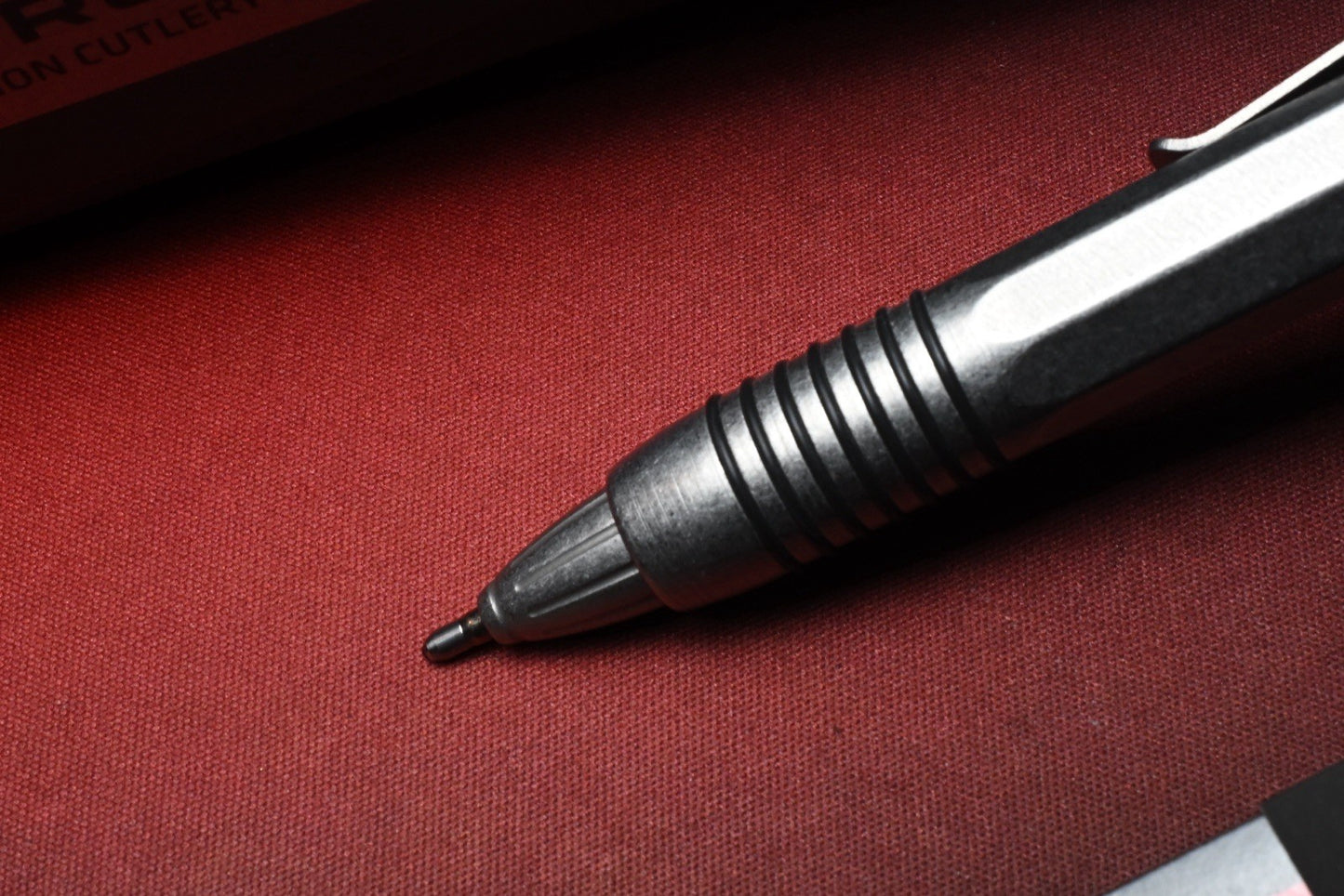 RARE Microtech Siphon I|Stainless Tactical Pen Stonewashed SN 102 2023