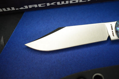 NEW Jack Wolf Gateway FixEDC - Abalone / Hollow Ground 1428CN / Nickel Silver