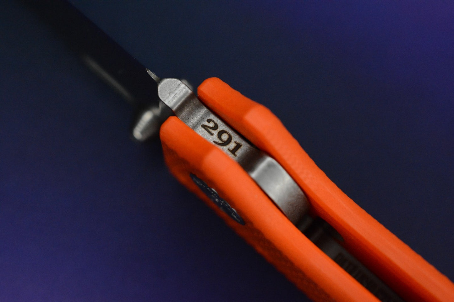 NEW Demko MGAD20 Compact Batwing - Orange G10 / Stonewash Magnacut SN 291