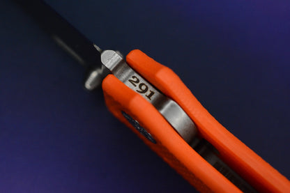 NEW Demko MGAD20 Compact Batwing - Orange G10 / Stonewash Magnacut SN 291