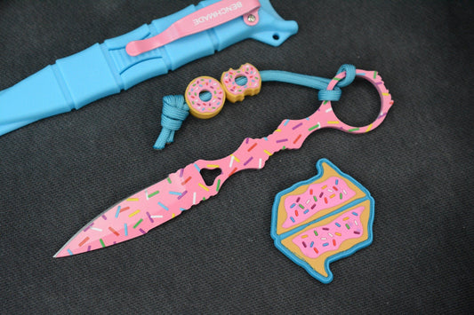 NEW Dessert Warrior SOCP Donut Dagger w/ 2X Donut Beads & Patch