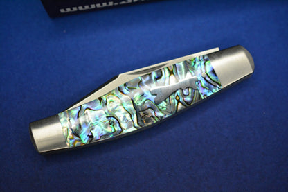 NEW Jack Wolf Stockman Slip Joint - Abalone / Satin 3.1” 1428CN