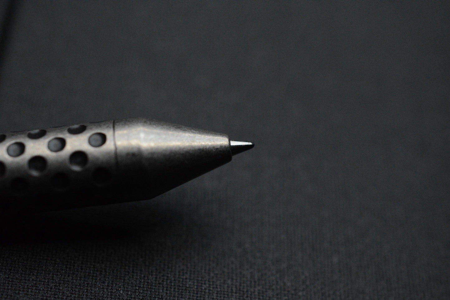 RARE Nottingham Tactical G2 Single Lock - Dottingham Tumbled Titanium Pen