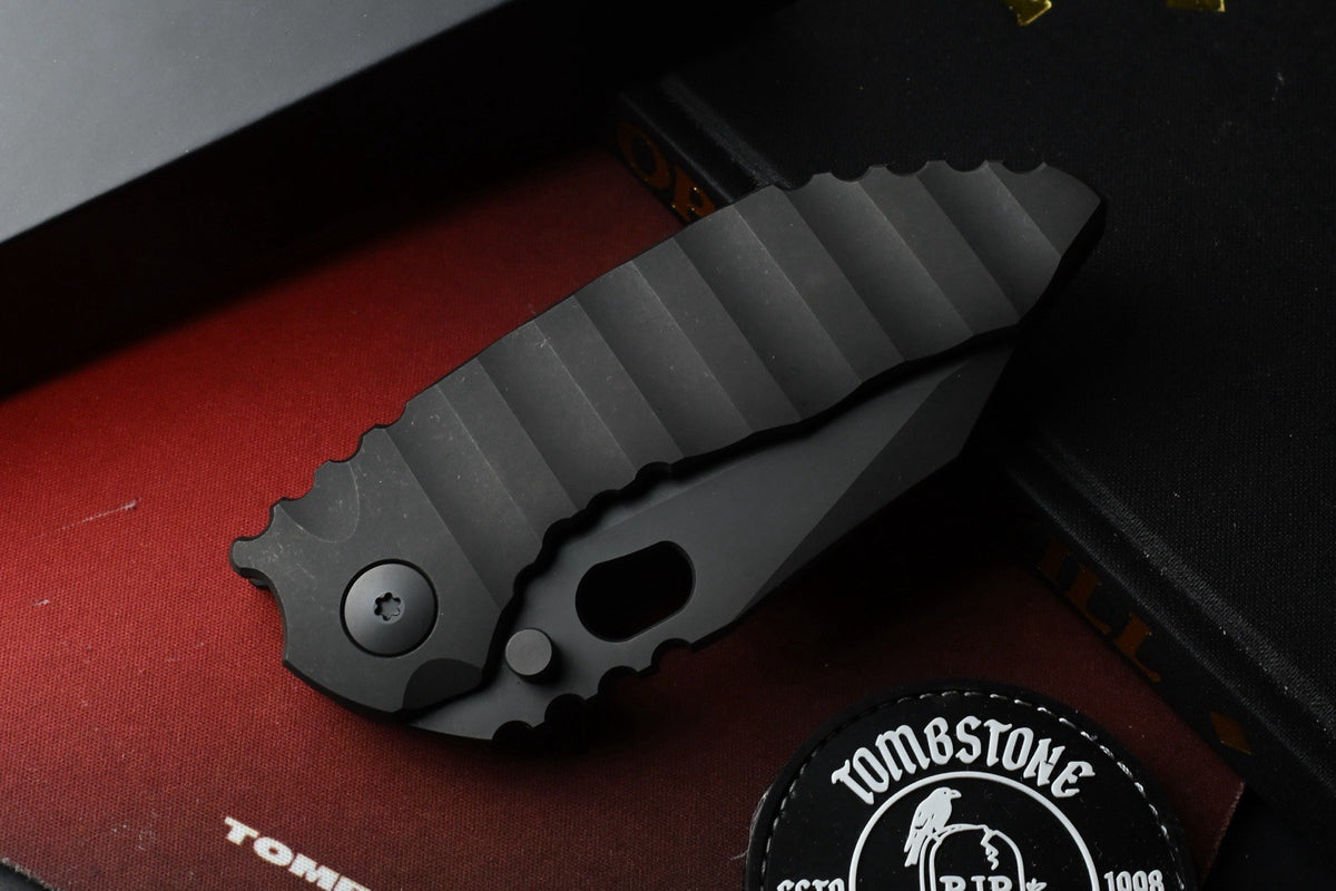 RARE Dalibor Bergam Draco - Black DLC Milled Ti Integral / Black DLC S90V