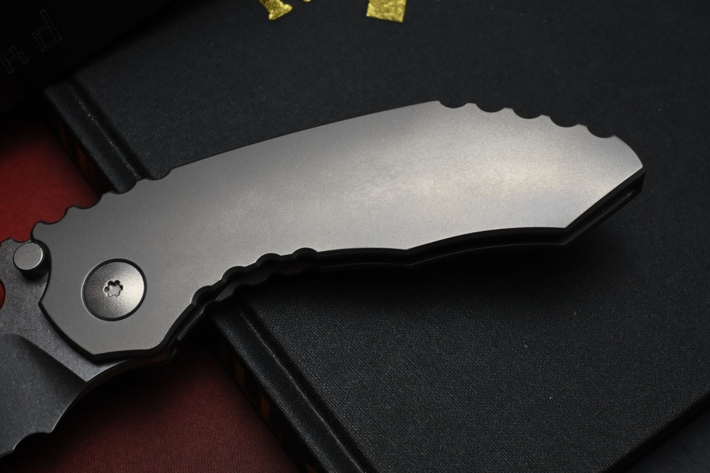 RARE Dalibor Bergam Knives DRACO - Integral Ti / Polished SW S90V w/ Hardware