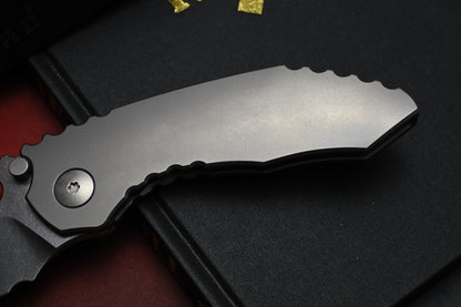 RARE Dalibor Bergam Knives DRACO - Integral Ti / Polished SW S90V w/ Hardware