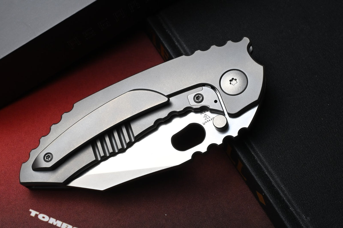 RARE Dalibor Bergam Knives DRACO - Integral Ti / Polished SW S90V w/ Hardware