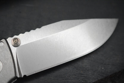 RARE++ Demko AD20 XXX Smooth Ti / Stud Only CPM 3V w/ Poison Bead & Patch