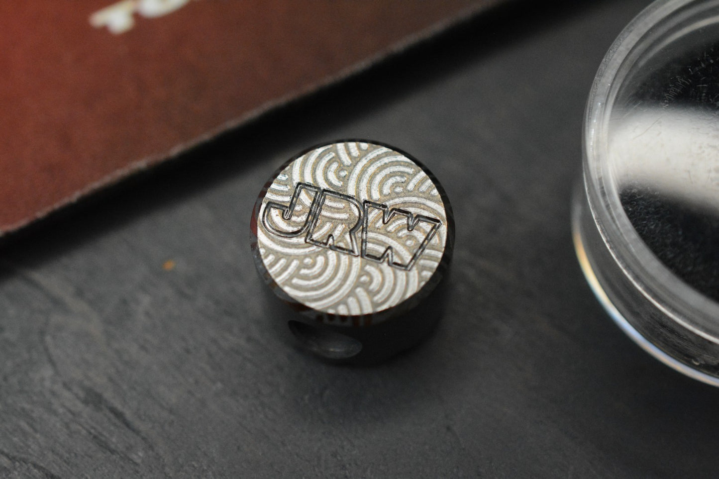 NEW JRW x UrbanEDC Chaos Seigahai Curator Blackened Stainless Steel Bead