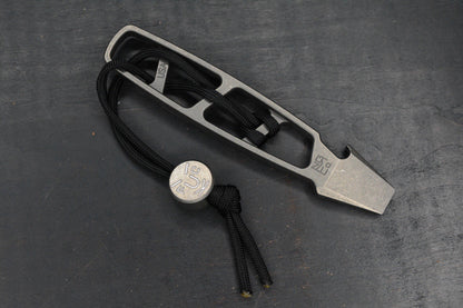 NEW Nice Guy Machine Co Barkeep’s Liberation Tool /Last Call Ti Pry w/ FF Bead