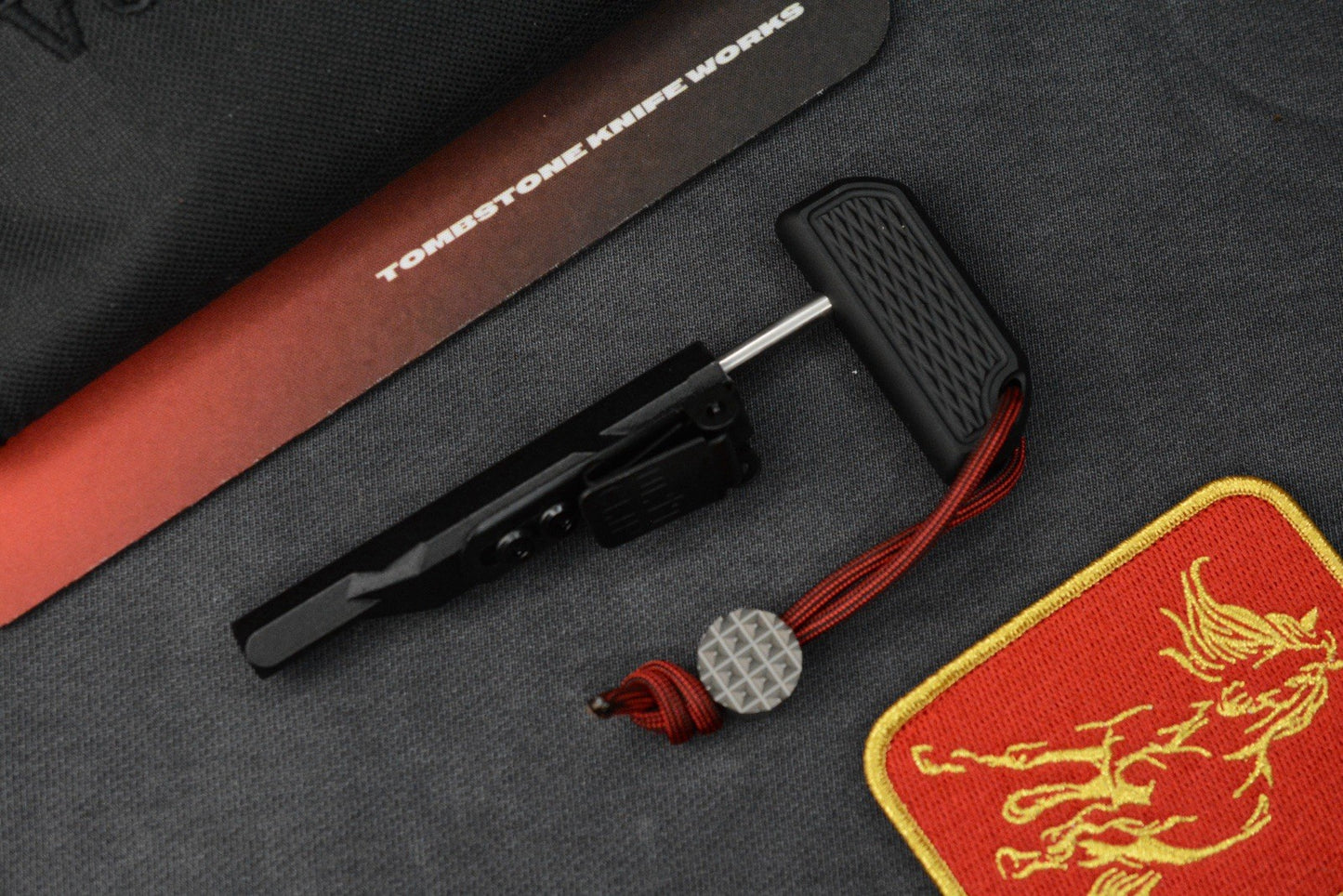 NEW Bastanelli Creations Cardiac Spike - Black Aluminum w/ TKW Curator & Patch