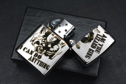 RARE CUSTOM ZIPPO x The Doors Jim Morrison “I Am The Lizard King” Lighter