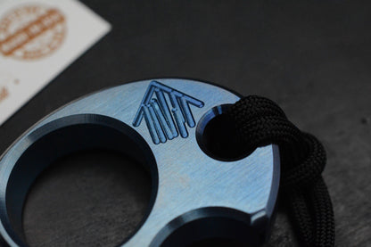 NEW Copper Shed Shed Head V6 Ano Ti Bottle Opener w/ Timascus Bead Re Microtech