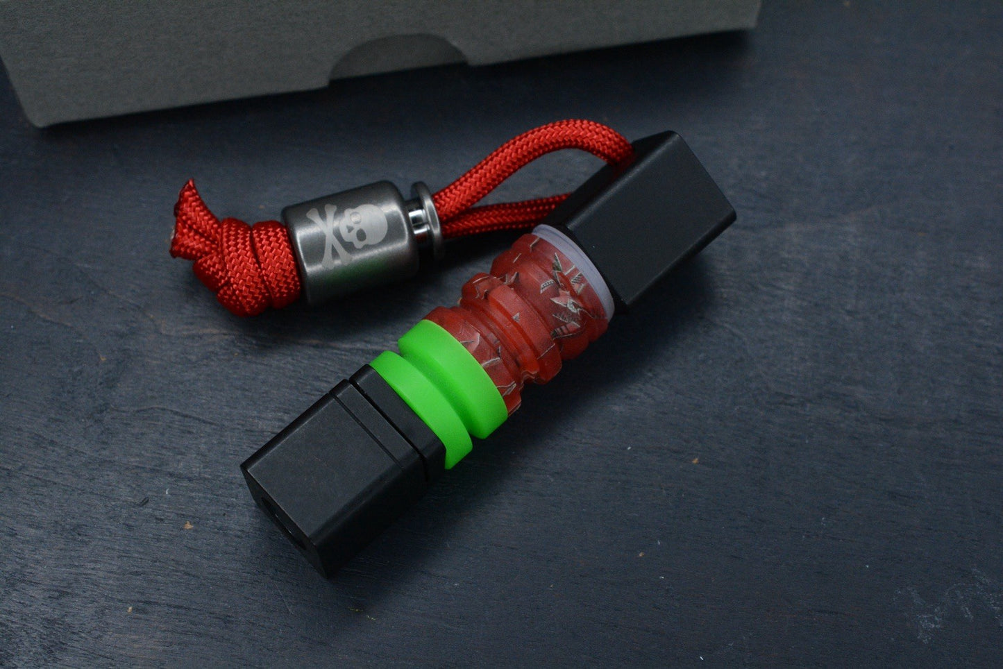 NEW Urban EDC Magic Meter Bead Caddy - Black Ti w/ Poison Bead Re Salt & Peppa