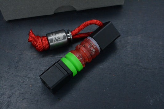 NEW Urban EDC Magic Meter Bead Caddy - Black Ti w/ Poison Bead Re Salt & Peppa