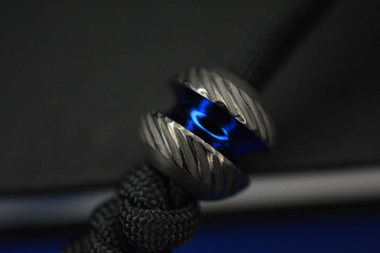 RARE Renaissance Creations Custom Death Sphere Full Ano Ti Bead Re Microtech