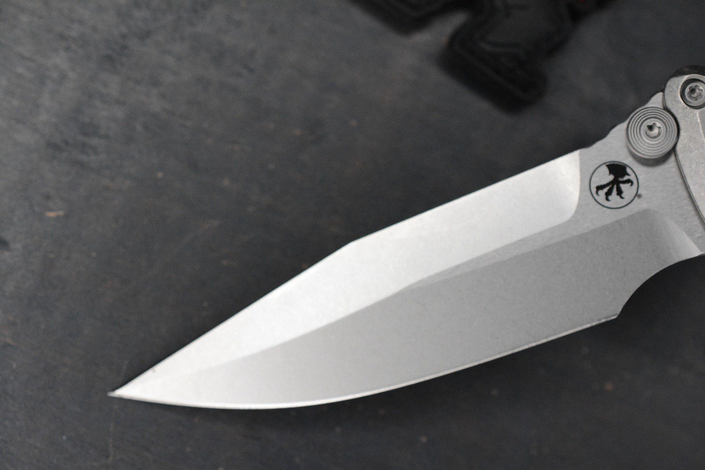 NEW Microtech Socom Elite Bar Lock Slab Side Ti Spearpoint w/ John Wick Pack