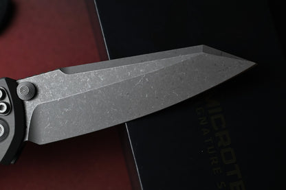 Microtech Socom Elite Warcom w/ Natural Clear Handles & Apocalyptic w/ Wick Pack