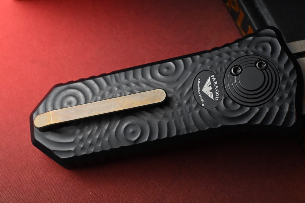NEW Hypercut Oracle Razor Knife - Black Starburst Aluminum / Stonewashed