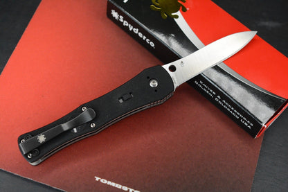 RARE / BNIB Spyderco x Janich Janisong - Black G10 / S30V DISCONTINUED