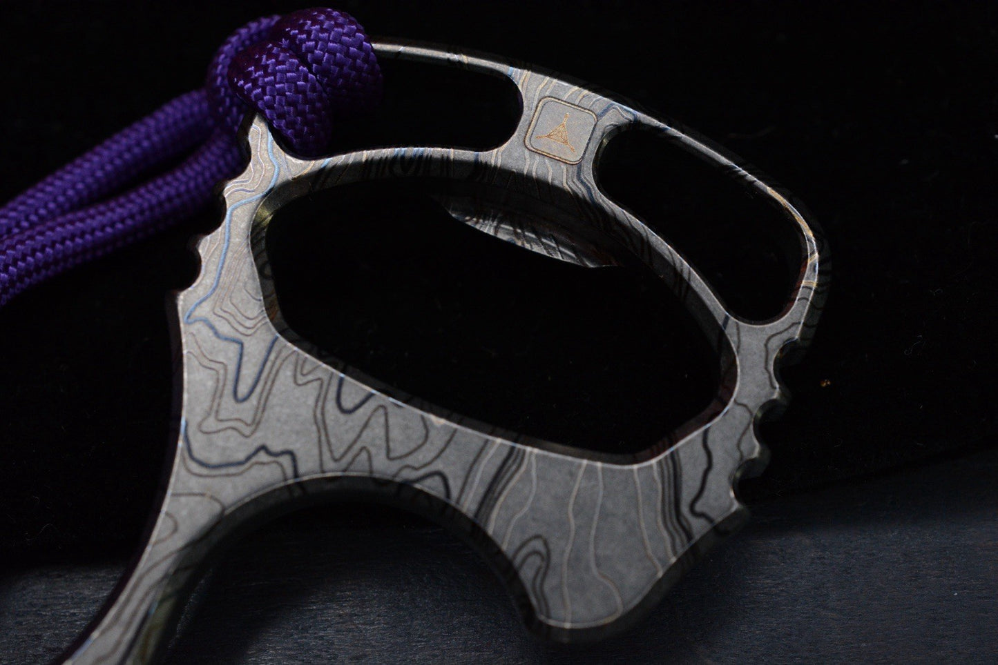 RARE Triple Aught Design Rook TOPO Ti / Bottle Opener w/ Wkrmn Skull Bead