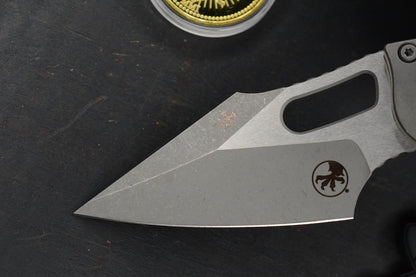 NEW Microtech Manual Stitch Marfione Select - Full Ti/ Frag w/ CKF Bead + More