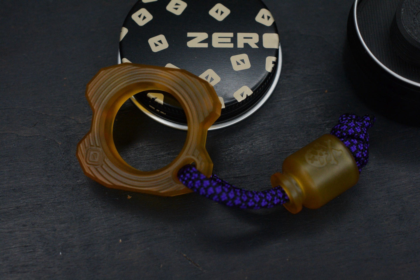 NEW Wyste Cogent Zero Etched & Polished Ultem Bottle Opener w/ Ultem Poison Bead