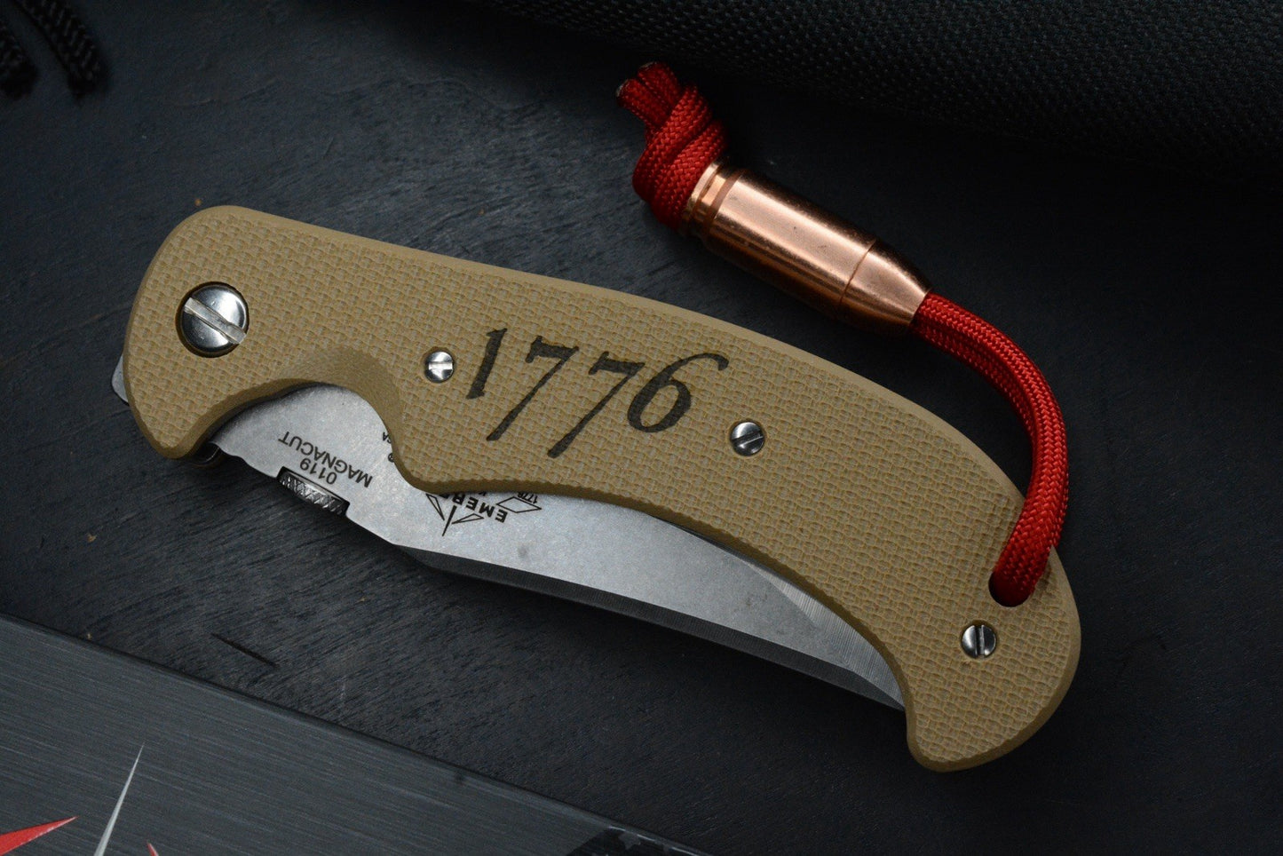 RARE Emerson “Collector Series” 1776 3.7” V Grind Magnacut / G10 w/ EXTRAS