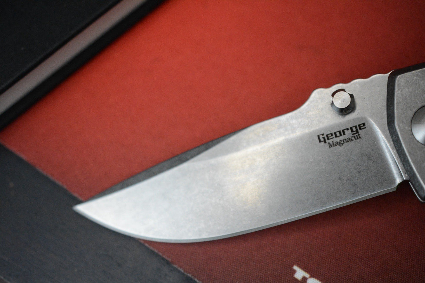 NEW Les George VECP Sweep - Magnacut Blade/ SW Texrured Ti w/ Radiator Bead