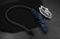 NEW Delicious Fist Bad Floss - 7x Blue Steel Broken Molar Beads/ 20” Paracord