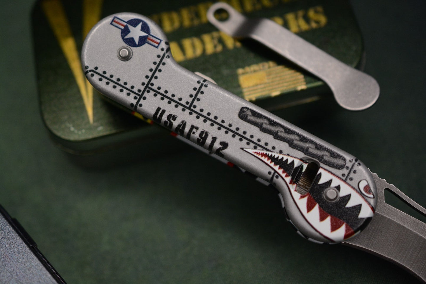 LIMITED EDITION KeyBar x Vandermullen Warthog - Custom Blade & Pocket Clip