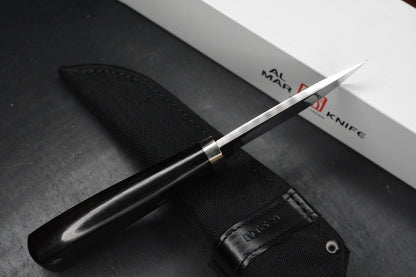 RARE++ Al Mar Personal BT Fixed Blade Satin Blade/ Titanwood Handle Seki Japan