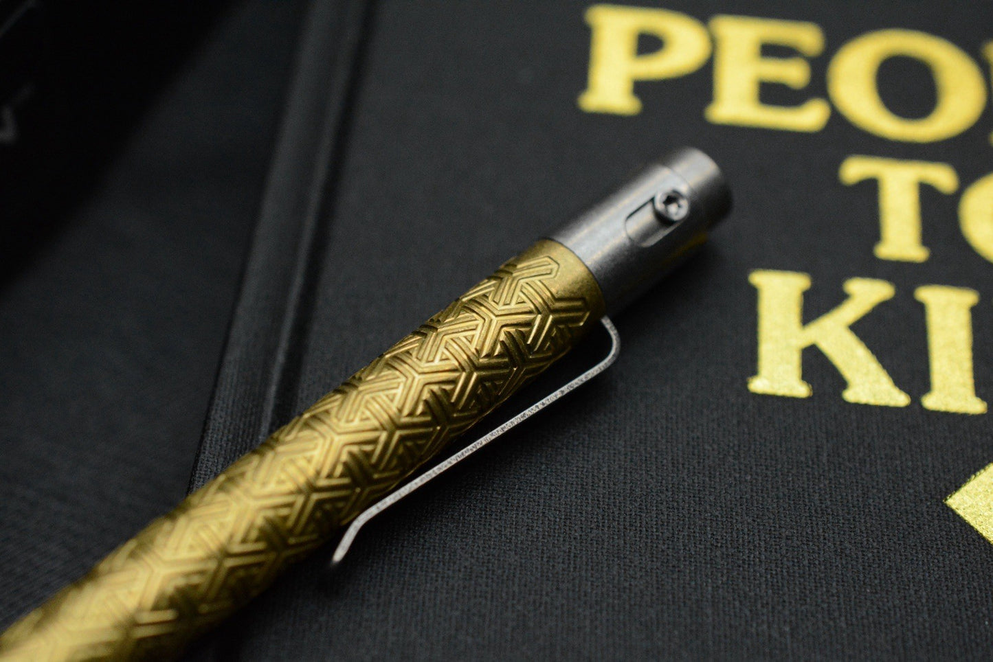 RARE Nottingham Tactical G2 Double Lock - YNOTTY Design Brass Pen