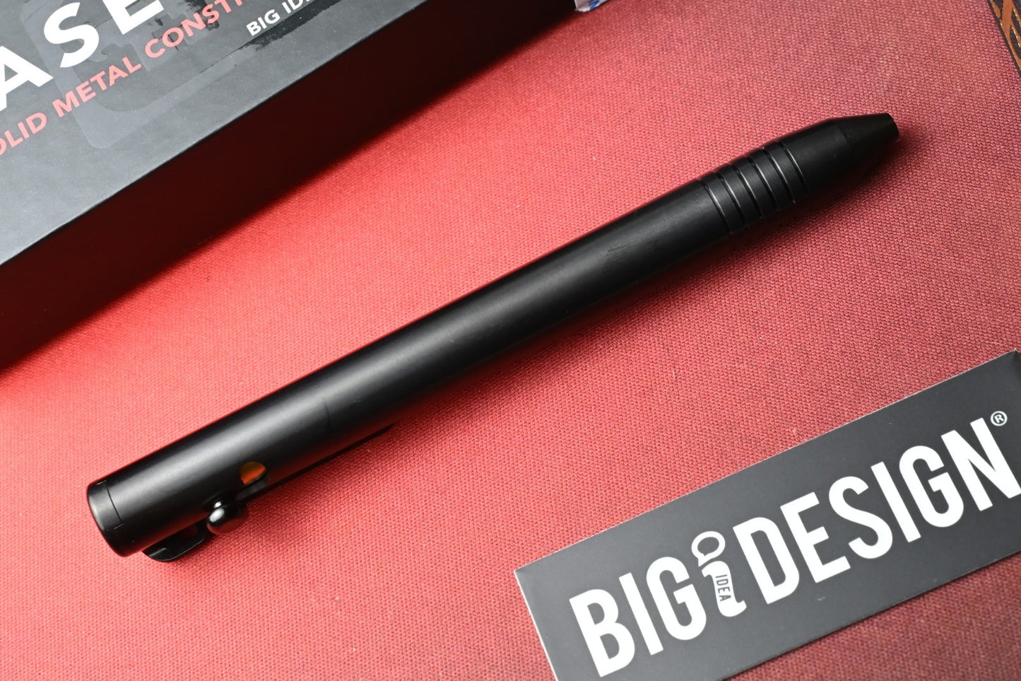 NEW CHAVES x Big Idea Blacked Out DLC Ti Bolt Pen w/ CHAVES Skull Clip