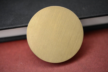 CUSTOM Dragon Brass Challenge Coin - One Sided Re Playge Microtech