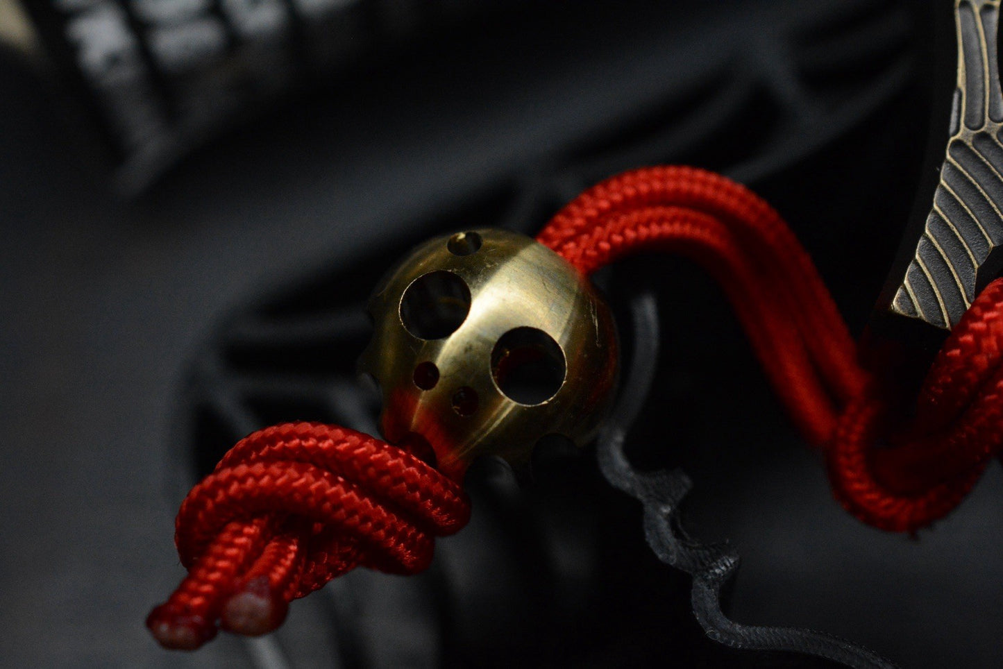 NEW Wkrmn Bonehead Spider Bite - Spider Web Design Brass w/ Brass Bead