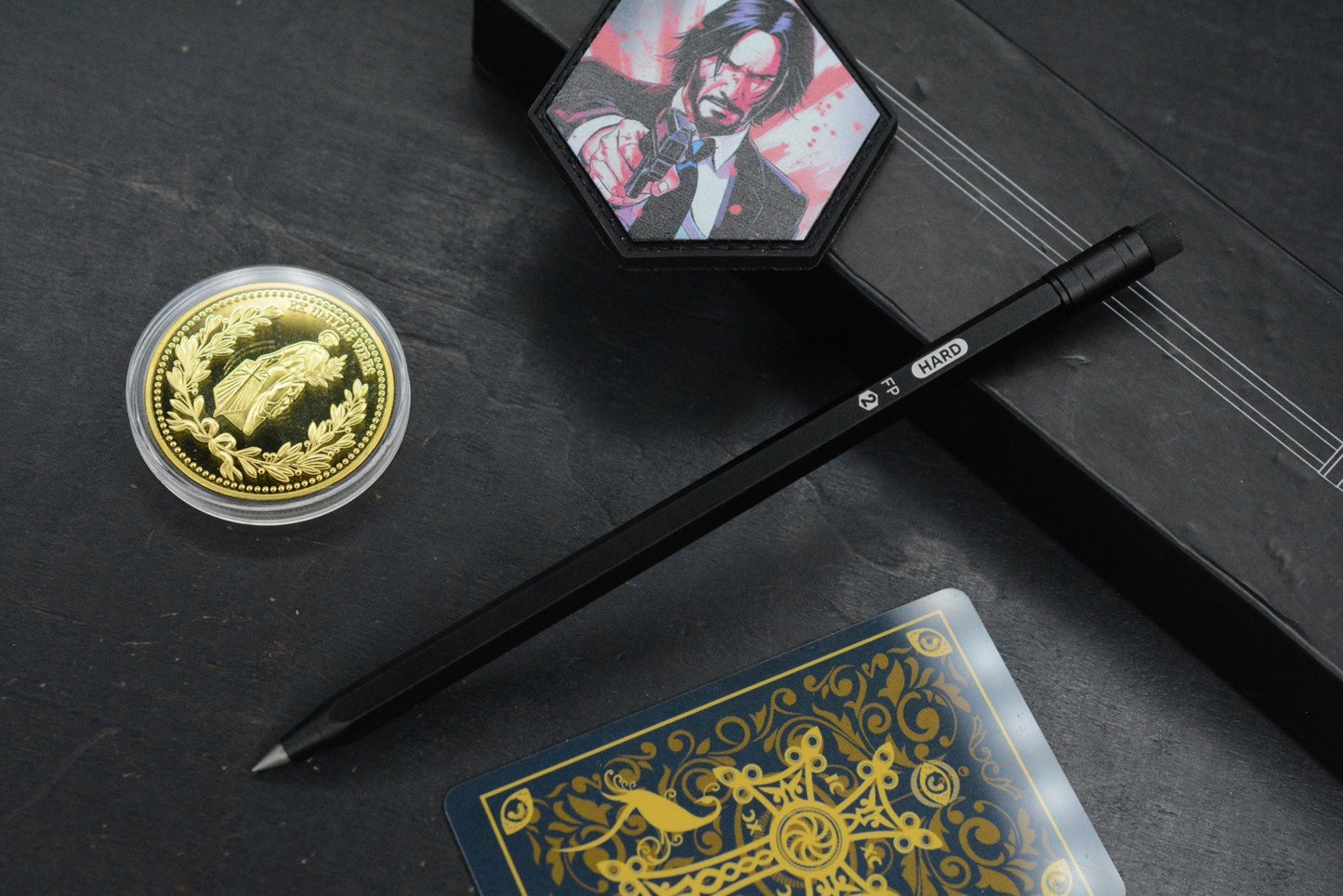 CUSTOM John Wick Ti #2 Pencil/ Spike - Graphite Tip Glass Breaker w/ Wick Pack