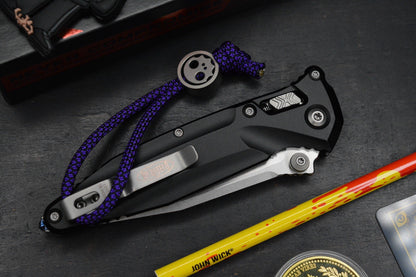 NEW Microtech Socom Delta RAM-LOK Aluminum Black/ M390 w/ John Wick Pack & Bead