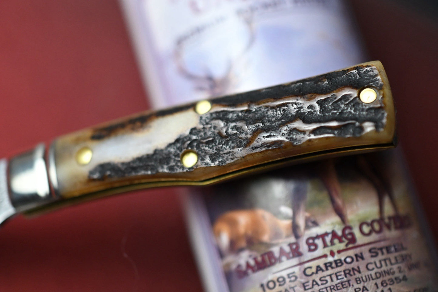 NEW Great Eastern Cutlery Northfield UNXLD Magnum Sambar Stag (Sold Out)