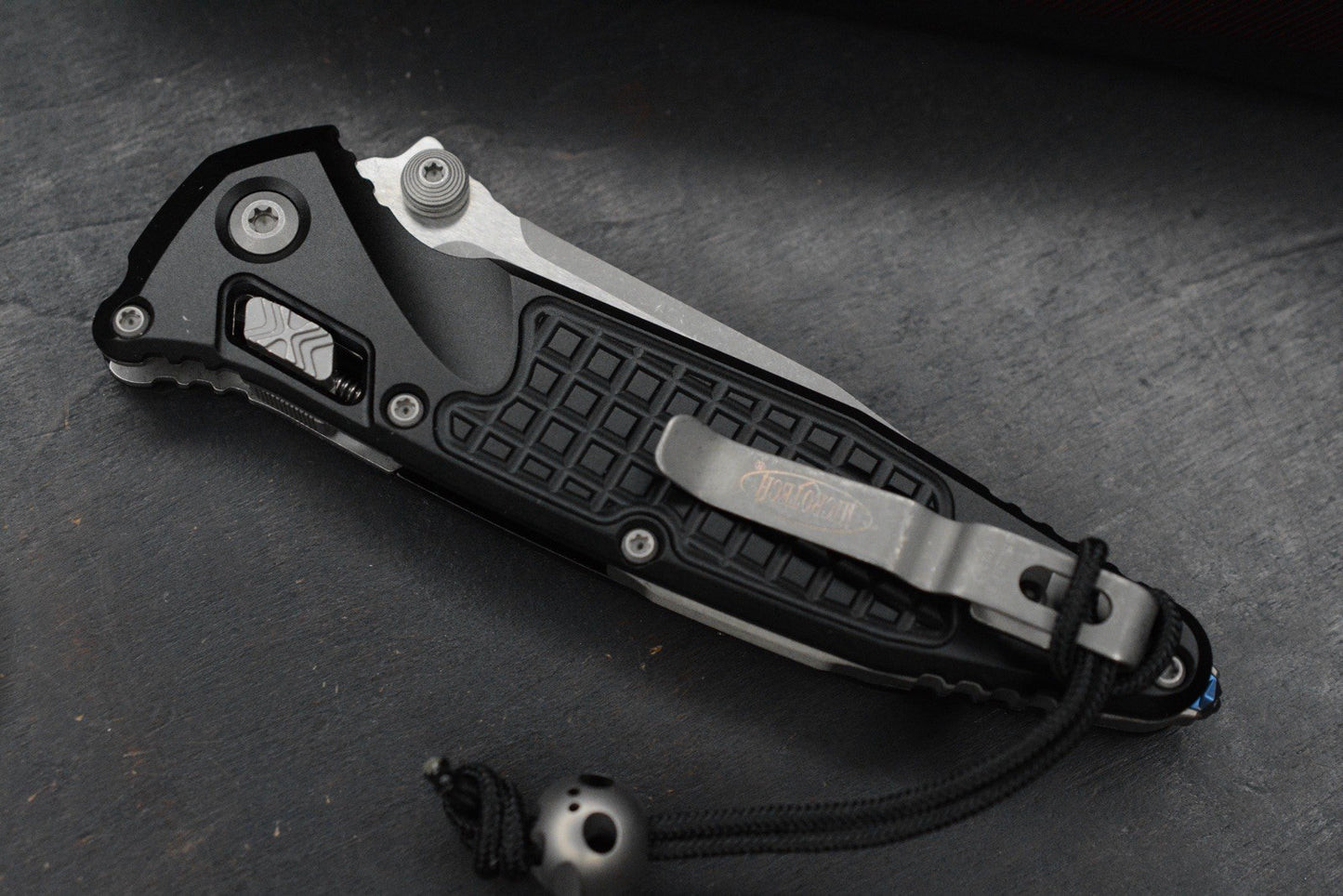 NEW Microtech Socom Elite RAM-LOK Black Aluminum Frag/ M390 w/ Bead & Extras