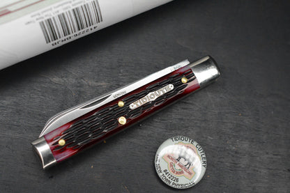 NEW Great Eastern Cutlery New Town Physician - Black Raspberry Jigged Bone