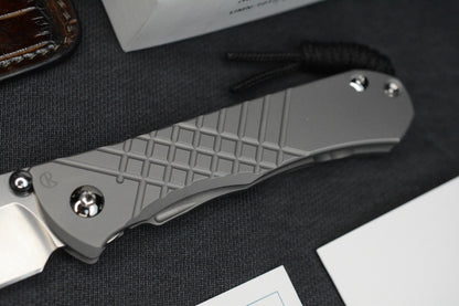 NEW Chris Reeve Umnumzaan - Glass Blasted / Drop Point Magnacut