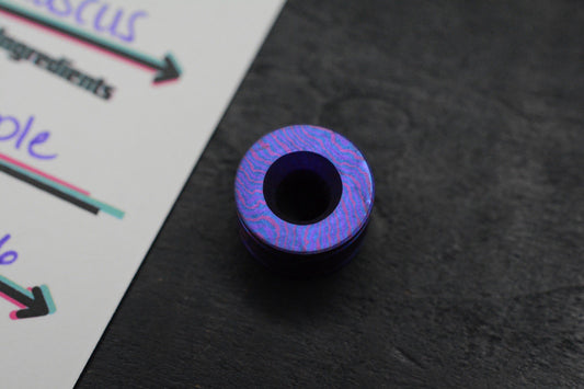 NEW Salt & Peppa Spoke Timascus Blurple Bead - Re Playge Microtech