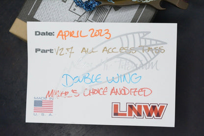 NEW Lynch Northwest V2.7 Double Wing Makers Choice Ano Pry w/ Custom Bead & COA