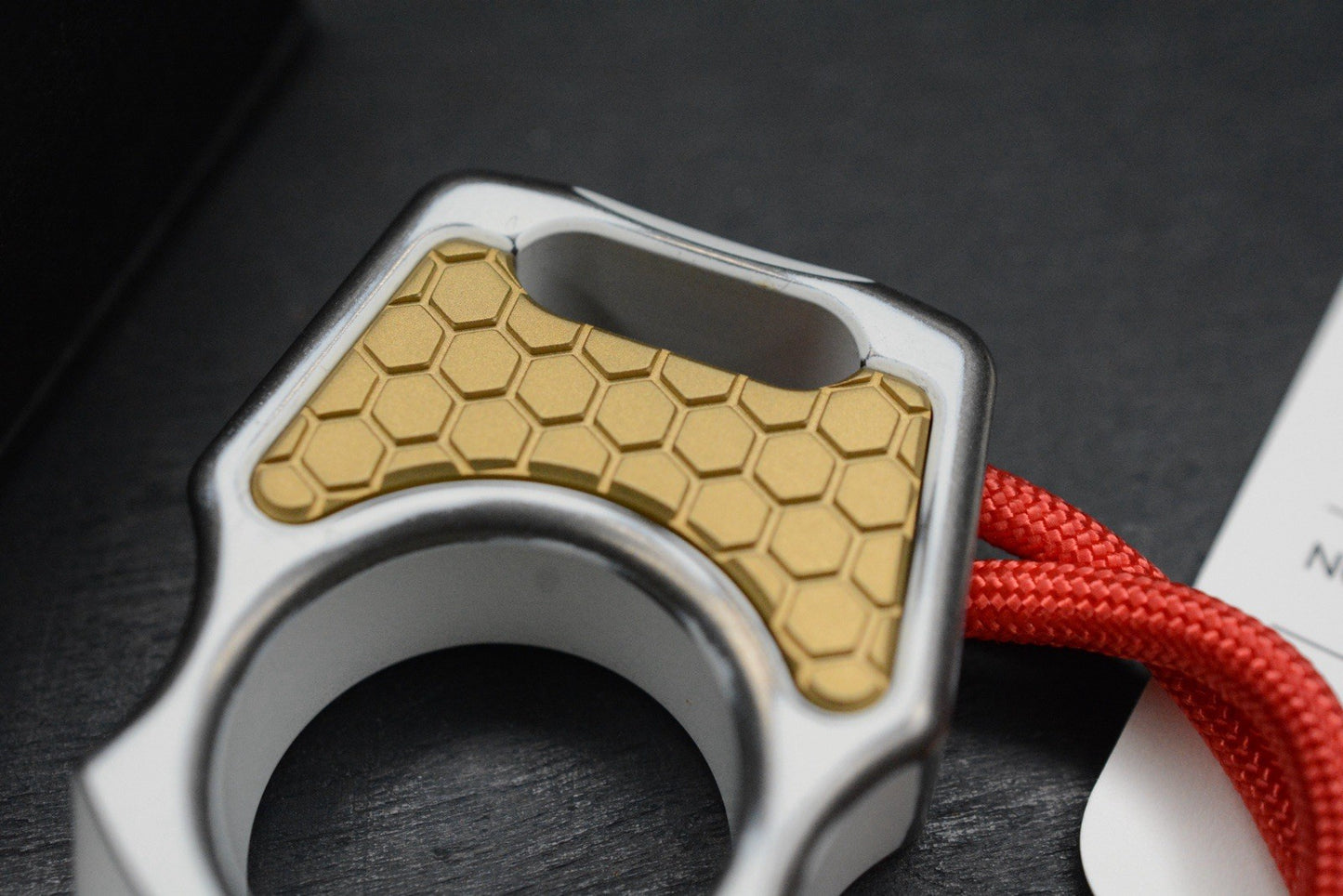 NEW Swampy EDC Shark Snow White/ Brass Frag Mag Inlay Stormtrooper Edition