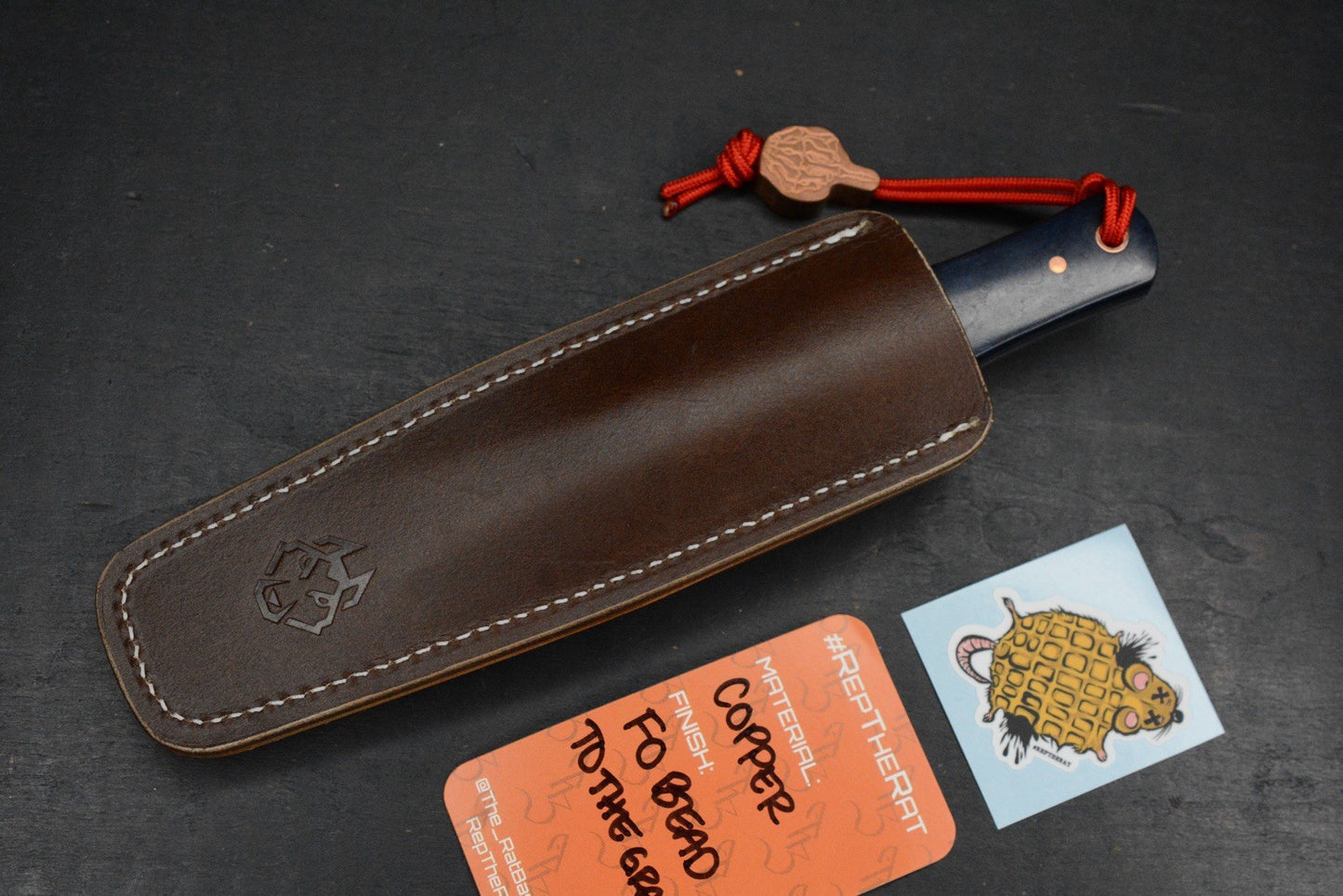 NEW Jack Wolf x LT Wright Vampire Hunter /Blue Canyon Richlite /AEB-L USA MADE