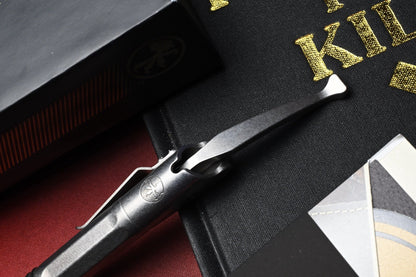 RARE Microtech Siphon I|Stainless Tactical Pen Stonewashed SN 102 2023