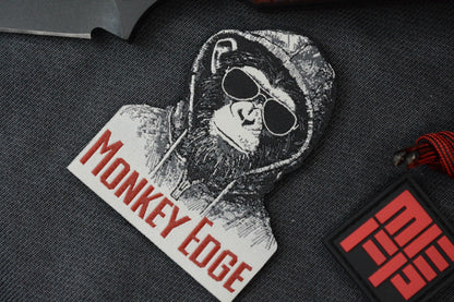 RARE Strider x Monkey Edge EXC - Tanto CPM3V / DB Red MEFP w/ Monkey Bead ++