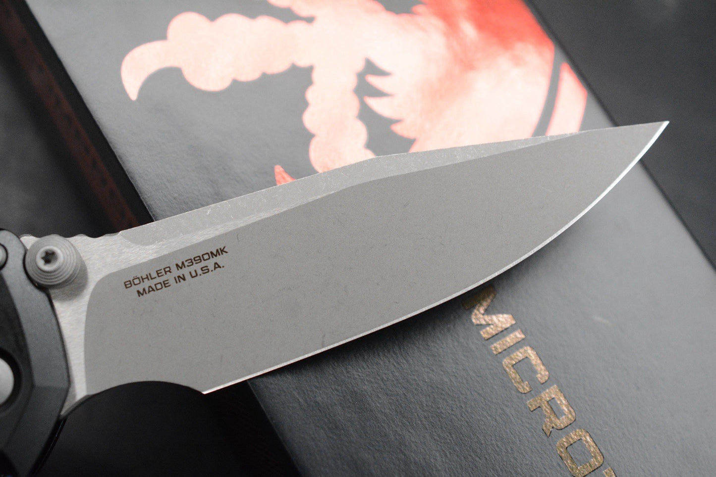 NEW Microtech Socom Elite RAM-LOK Black Aluminum Frag/ M390 w/ Fallout Pack