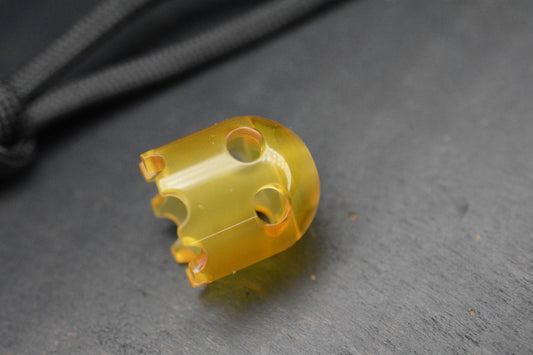 RARE ZF Designs PAC-Man Ghost - Ultem Bead Re Playge Microtech